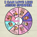 I  Can Love Like Jesus Craft, Valentine's Day Christian Craft, Sunday School Craft, Bible Craft, Bible Lesson