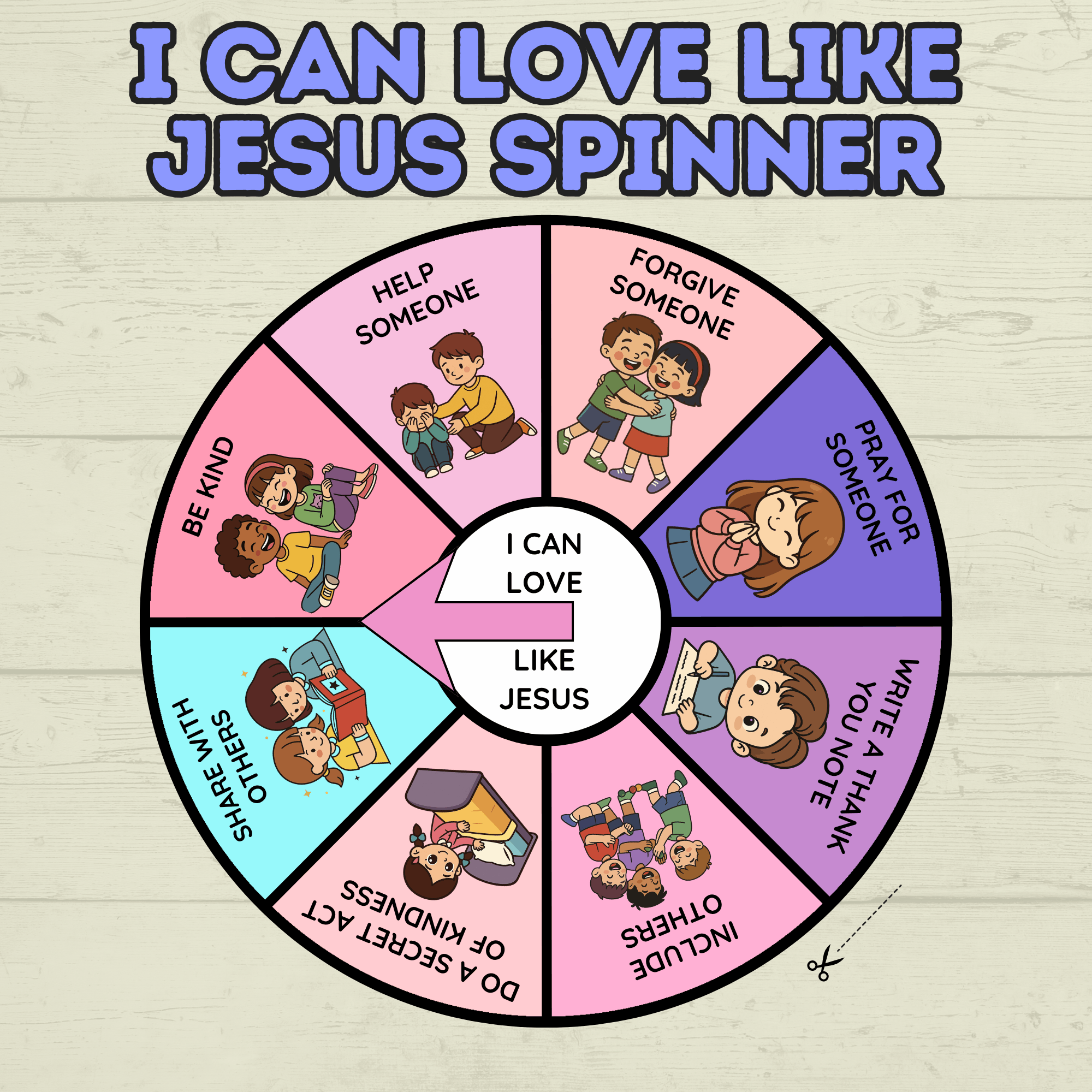 I  Can Love Like Jesus Craft, Valentine's Day Christian Craft, Sunday School Craft, Bible Craft, Bible Lesson