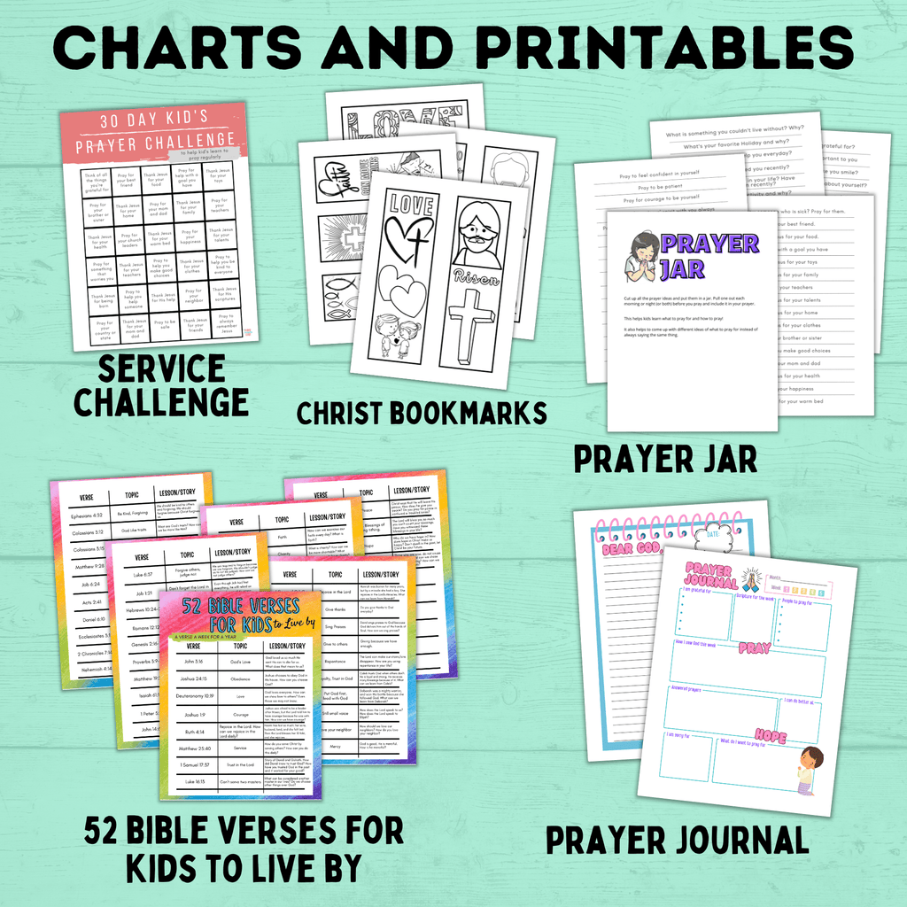 Ultimate Christ Printables Pack for Kids | Christ Printables | Christ Crafts | Prayer Crafts | Church Crafts | Sunday School | Christ