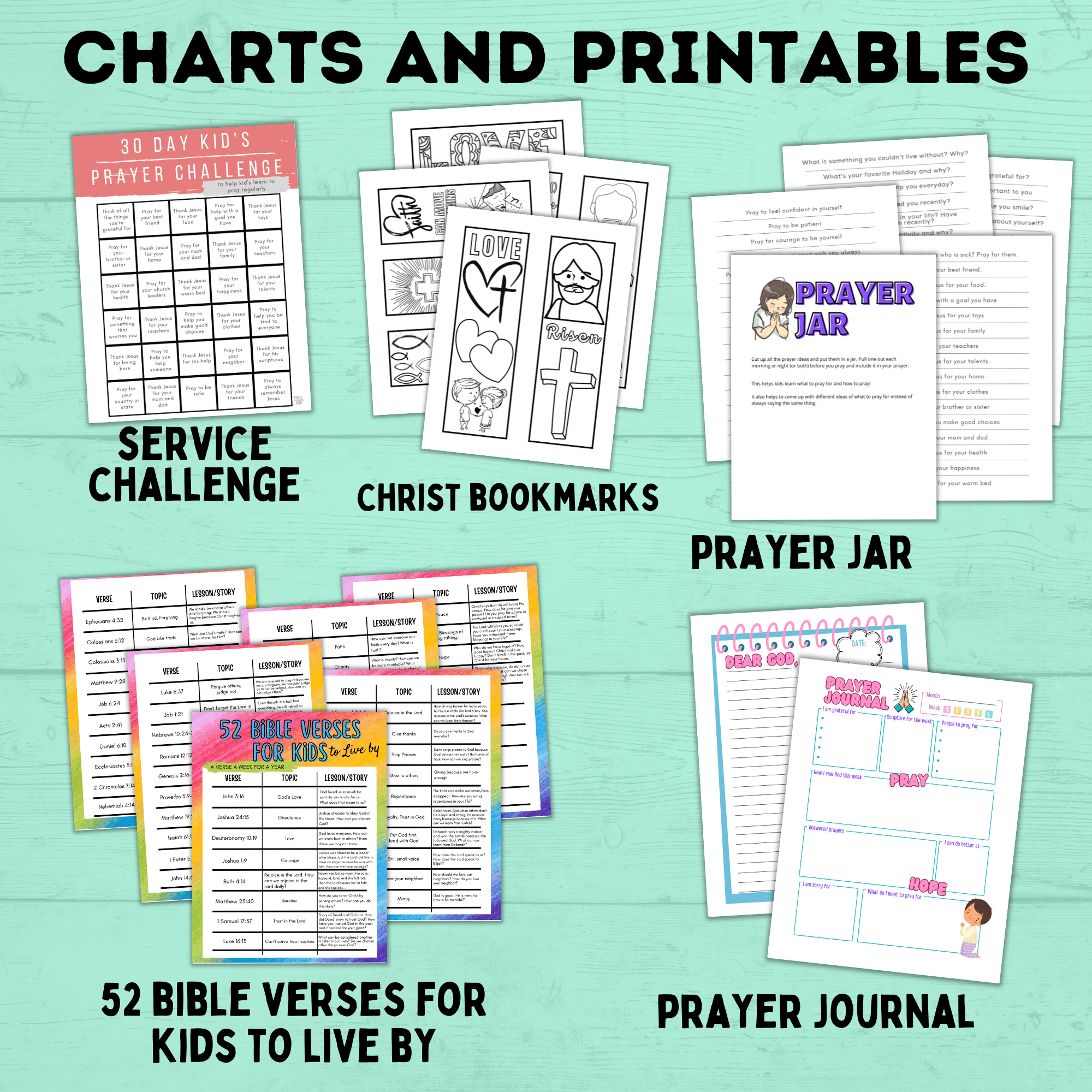 Ultimate Christ Printables Pack for Kids | Christ Printables | Christ Crafts | Prayer Crafts | Church Crafts | Sunday School | Christ