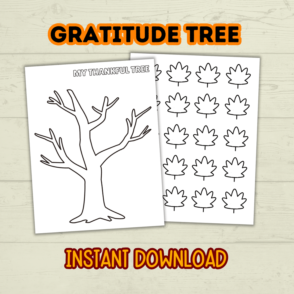 Gratitude and Thankful Tree Craft for Kids