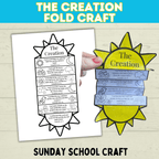 7 Days of Creation Bible Story Sunday School Craft for Kids, Old Testament