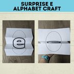 Surprise Egg Letter E Craft | Toddler Craft | Preschool Crafts | Kids Crafts | Letter Crafts | E crafts | PDF download | Alphabet Crafts