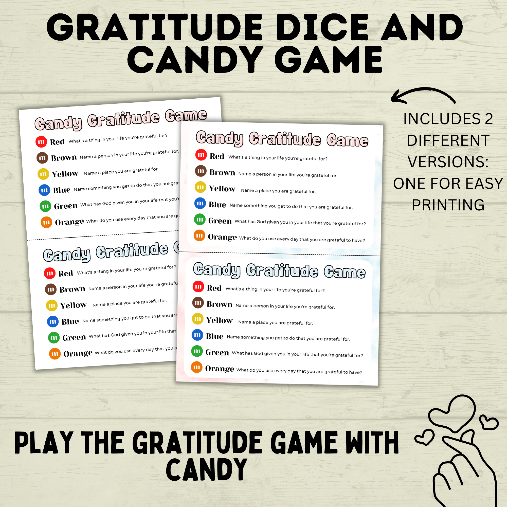 Thanksgiving Gratitude Games | Gratitude Activity | Teach Gratitude | Thanksgiving Games | Kids Games | Party Games | Thankful Game