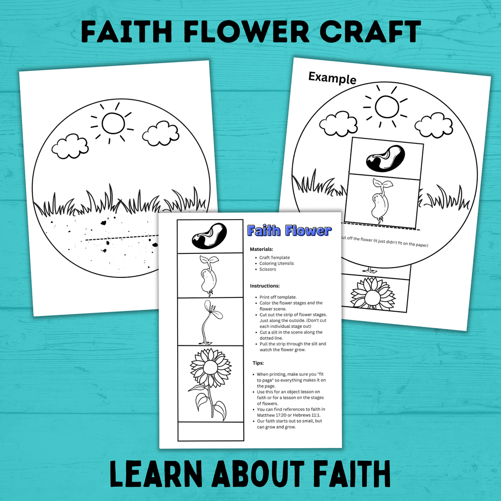 Sunday School Activities | Sunday School Crafts Bundle | Sunday School Lesson | Sunday School Printable | Bible Activities for Kids | VBS |