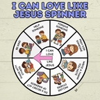 I  Can Love Like Jesus Craft, Valentine's Day Christian Craft, Sunday School Craft, Bible Craft, Bible Lesson
