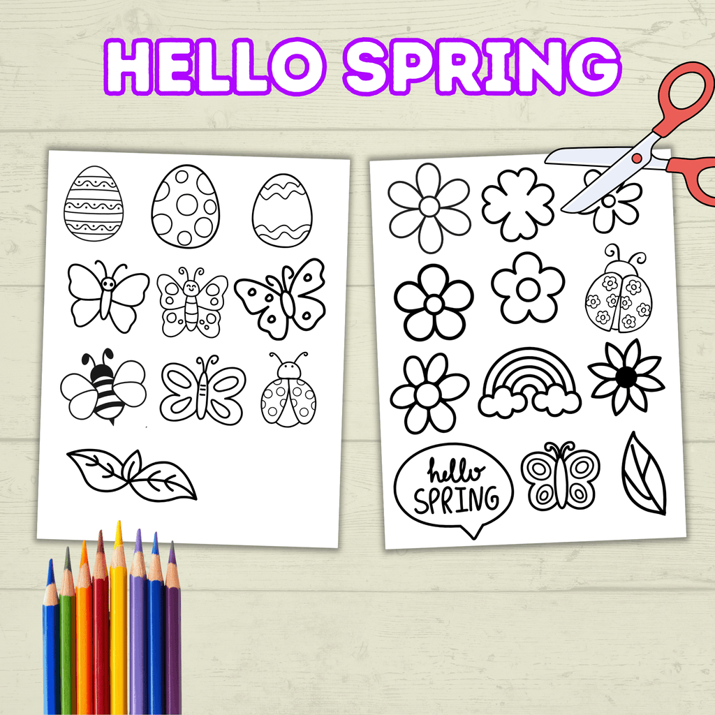 Jesus Spring Wreath, Cut and Paste, Sunday School Craft, Homeschool, With Jesus We Bloom, VBS