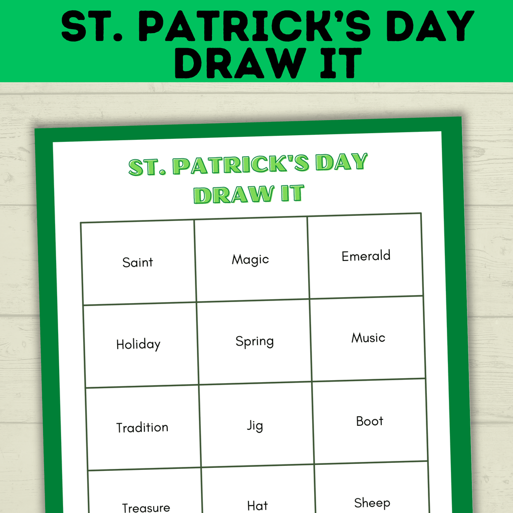 St. Patrick's Day Pictionary for Kids | Kids Games | Classroom Games