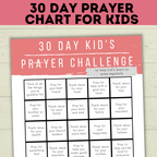 30 Day Kid's Prayer Challenge