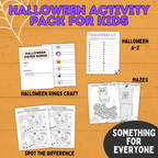 Halloween Activity Pack for Kids | Halloween Games | Halloween Activities | Kids Games | Party Games | Halloween Party | Printable Pack