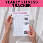 Kid's Fitness Tracker | Kid's Exercise Log | Exercise Chart for Kids | Family Exercise Tracker | Exercise Minutes | PE Tracker | Yearly