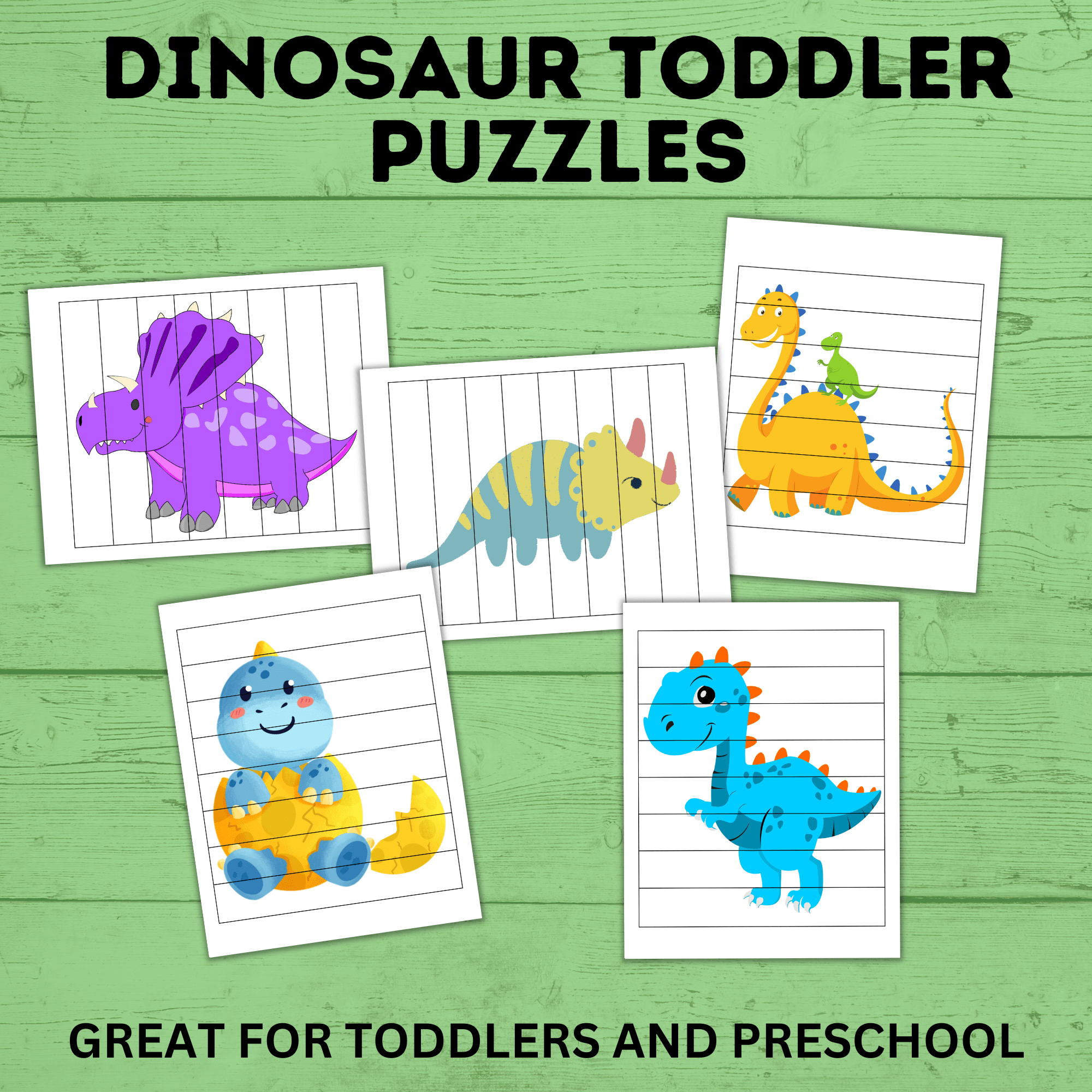 Dinosaur Puzzles for Toddlers | Dinosaur Games | Dinosaur Activity | Toddler Activity