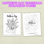 Mother's Day Christian Coloring Pages