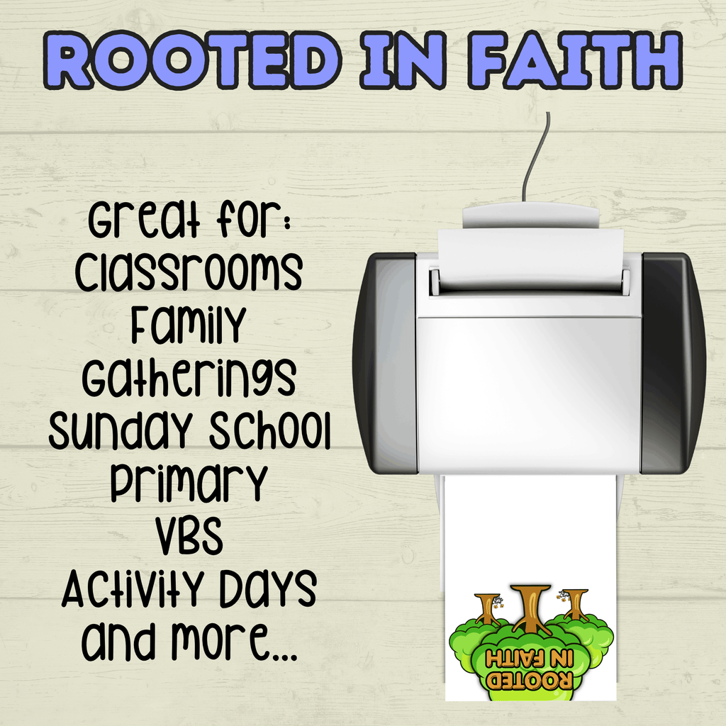 Faith Handprint Craft, Rooted In Faith Handprint Craft, Sunday School Craft, Bible Craft, Christian Craft, Homeschool, Preschool, VBS