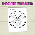 Prayer Spinner Craft, Prayer Craft, Kids Crafts, Sunday School Crafts, Christian Activity
