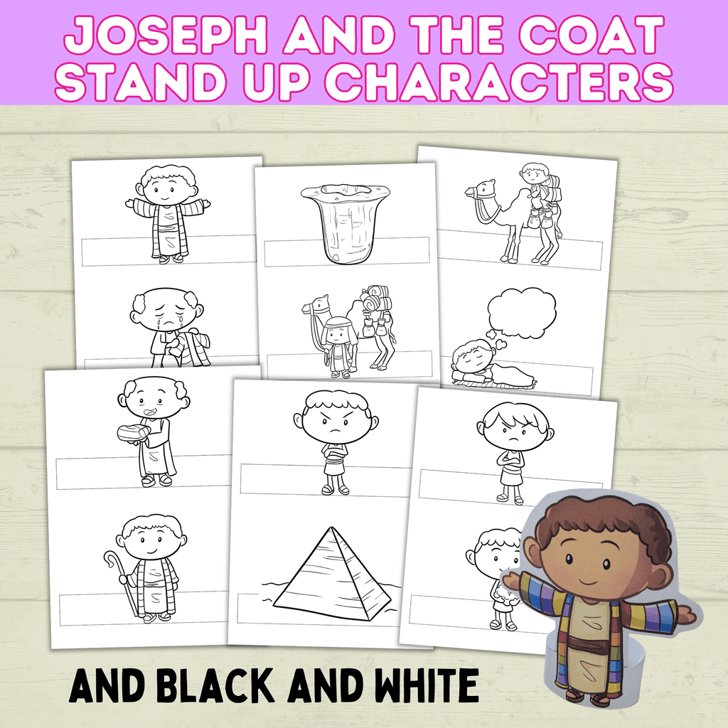 Joseph Bible Story Craft for Kids, Sunday School, Kids Ministry, Toddler, Old Testament