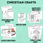 Ultimate Christ Printables Pack for Kids | Christ Printables | Christ Crafts | Prayer Crafts | Church Crafts | Sunday School | Christ