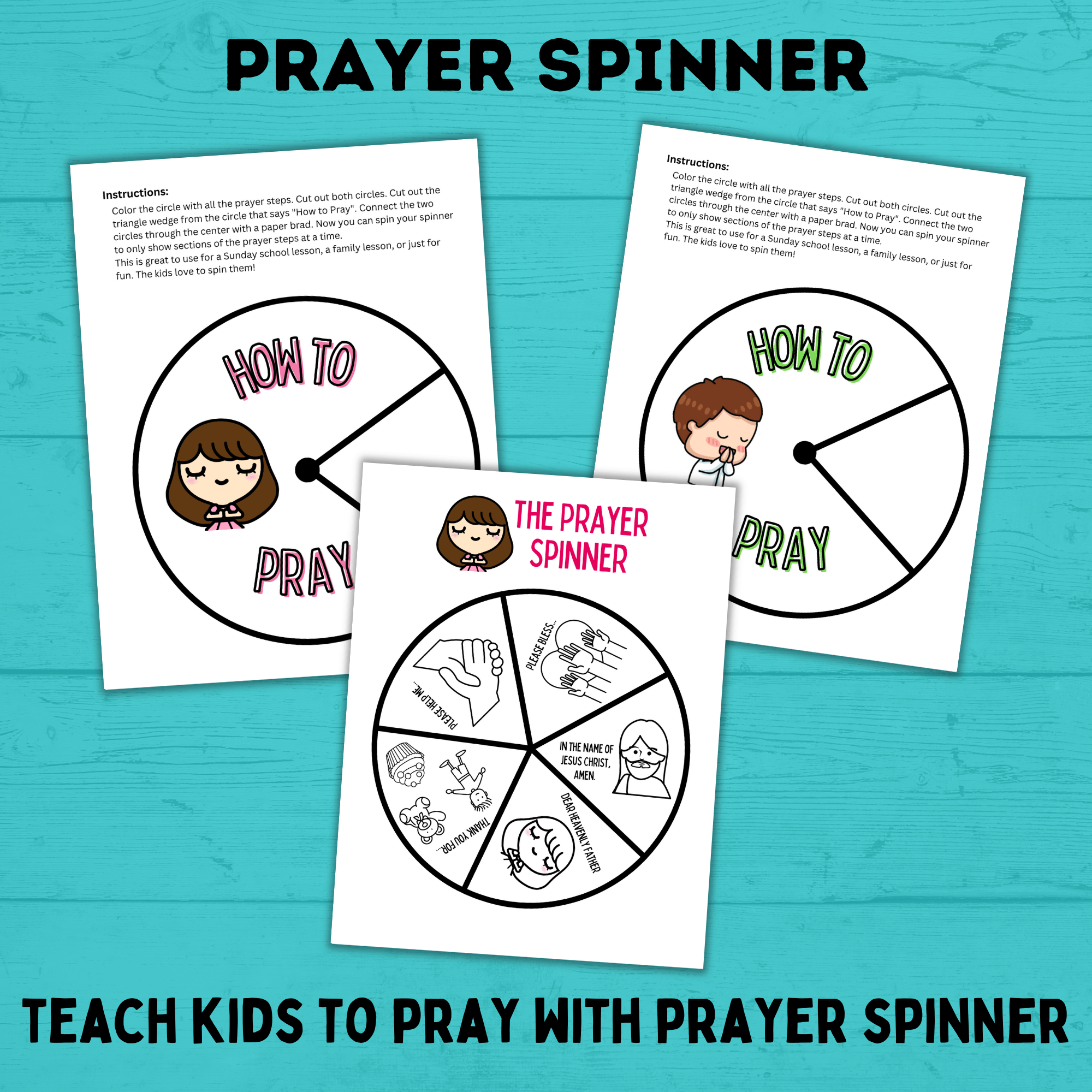 Sunday School Activities | Sunday School Crafts Bundle | Sunday School Lesson | Sunday School Printable | Bible Activities for Kids | VBS |