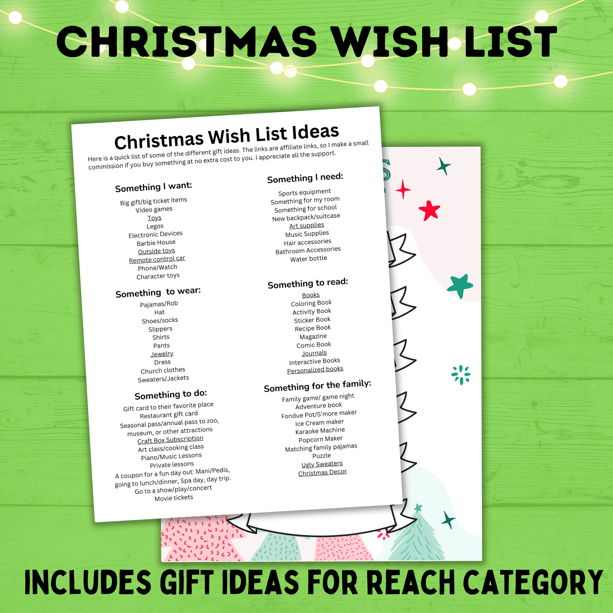 Christmas Wish List for Kids | Christmas Gift Rules | Christmas List | Christmas List Printable for Kids | Christmas Gift List | Christmas
