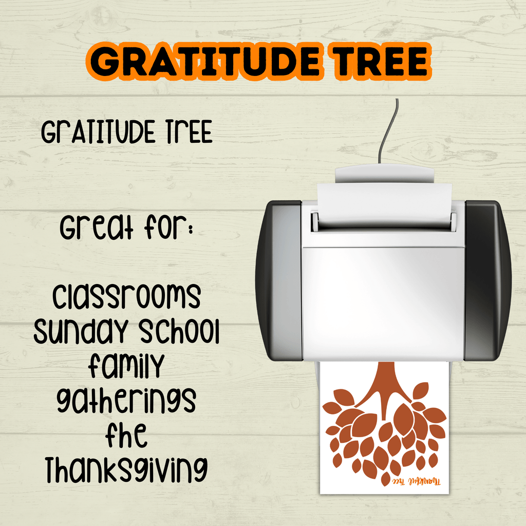 Gratitude and Thankful Tree Craft for Kids