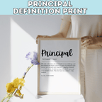 Principal Gift | Principal Day | Principal Appreciation | Principal Office | Principal Card | School Principal | School Gift | Office Decor
