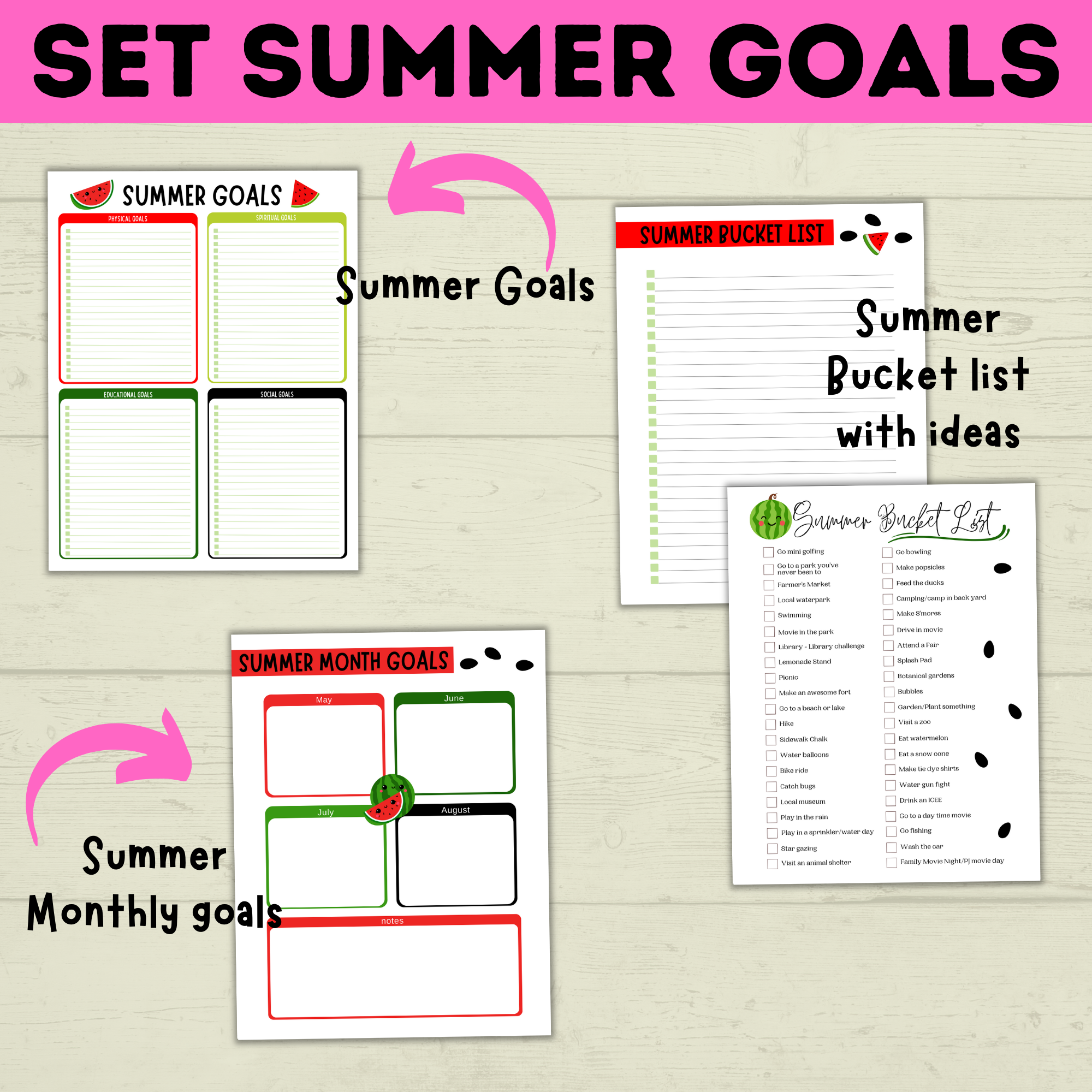 Summer Planner | Summer Schedule | Summer Activities | Summer Printable | Summer Fun | Chore Chart | Sample Schedule | Activity Ideas