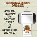 Job Bible Story Spinner Craft, Bible Craft, Sunday School Craft, Job Lesson, VBS, Homeschool, Christian Activity, Old Testament Craft