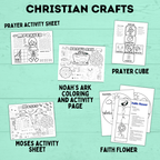 Ultimate Christ Printables Pack for Kids | Christ Printables | Christ Crafts | Prayer Crafts | Church Crafts | Sunday School | Christ