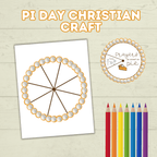 Pie Day Craft, Christian Craft, Bible Study, Sunday School Craft, Christ Craft, Pie Craft, Pie Day Activity, Children's Ministry, Spinner