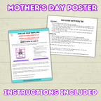 Mother's Day Keepsake Quotes Poster and Card, Personalized Fill in the blank Mom, Funny Gift for Mom, Mother's Day Gift, Grandma Gift Funny