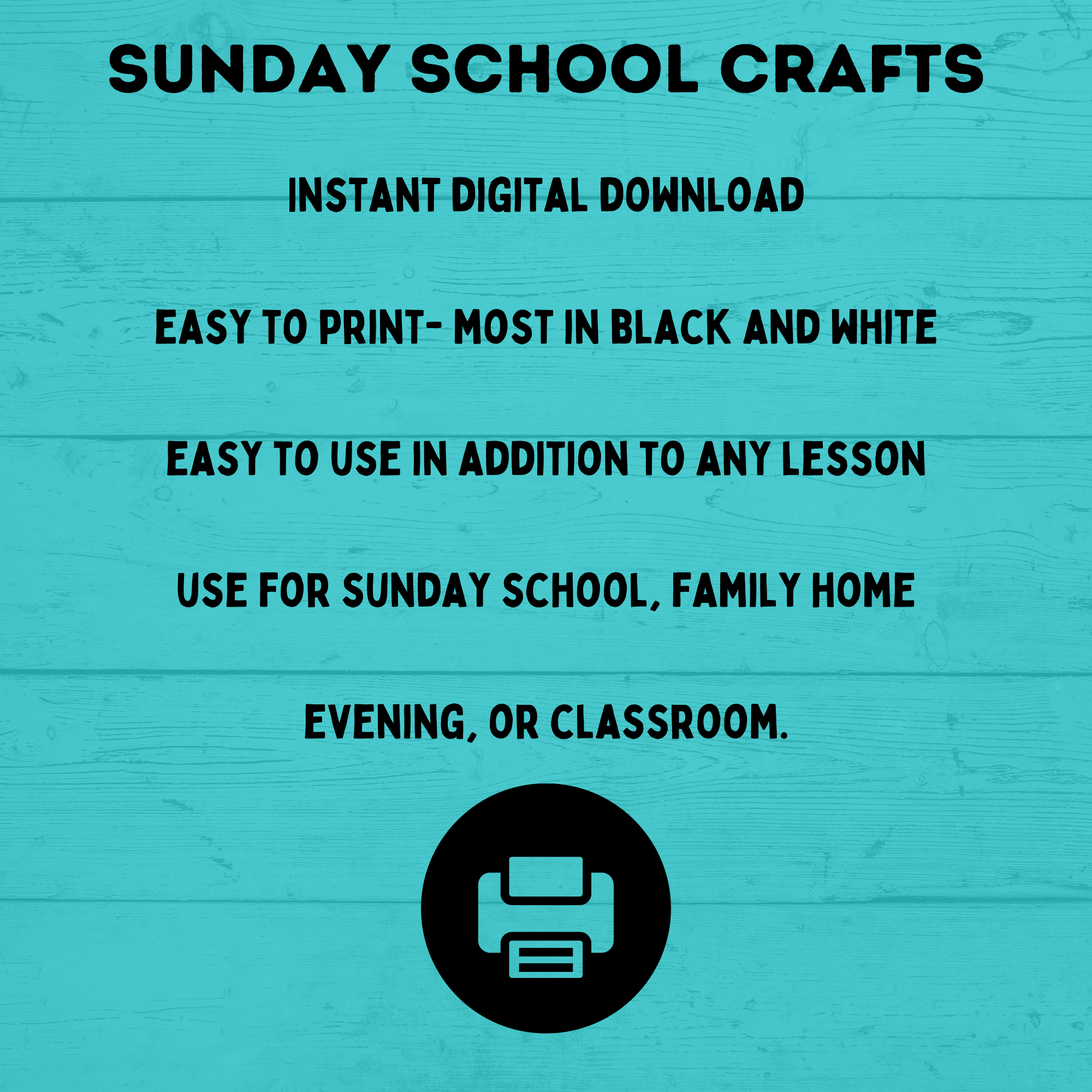 Sunday School Activities | Sunday School Crafts Bundle | Sunday School Lesson | Sunday School Printable | Bible Activities for Kids | VBS |