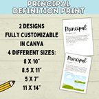 Principal Gift | Principal Day | Principal Appreciation | Principal Office | Principal Card | School Principal | School Gift | Office Decor