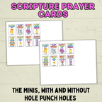 Back to School Prayer Cards, Scripture Verse Cards, Christian cards, Kids Prayer Card, First Day of School, Lunchbox Cards, Mini Prayer Card
