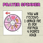 Prayer Spinner Craft, Prayer Craft, Kids Crafts, Sunday School Crafts, Christian Activity