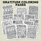 Gratitude Coloring Pages | Inspirational Coloring Pages