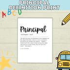Principal Gift | Principal Day | Principal Appreciation | Principal Office | Principal Card | School Principal | School Gift | Office Decor