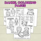 Free Daniel in the Lion's Den Coloring Pages for Kids