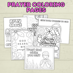Free Prayer Coloring Pages for Kids for Sunday School