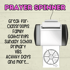 Prayer Spinner Craft, Prayer Craft, Kids Crafts, Sunday School Crafts, Christian Activity
