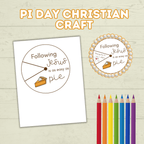 Pi Day Craft, Sunday School Craft, Christ Craft, Pie Craft, Pi Day Activity, Spinner Craft