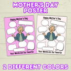 Mother's Day Keepsake Quotes Poster and Card, Personalized Fill in the blank Mom, Funny Gift for Mom, Mother's Day Gift, Grandma Gift Funny