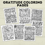 Gratitude Coloring Pages | Inspirational Coloring Pages