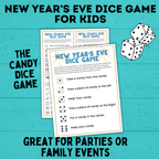 New Year's Eve Game for Kids and Family | New Year's Eve Dice Game | New Year's Eve questions | Kid's Games | Party Games | New Years