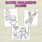 Free David and Goliath Coloring Pages for Kids