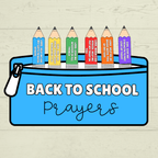 Back to School Prayers, Prayer Craft, Sunday School Craft, Back to School Crafts,  Cut and Paste Crafts, Christian Crafts, Bible Crafts