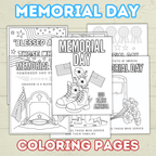 FREE Christian Memorial Day Coloring Pages for Kids and Family