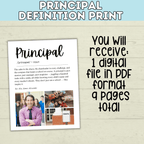 Principal Gift | Principal Day | Principal Appreciation | Principal Office | Principal Card | School Principal | School Gift | Office Decor