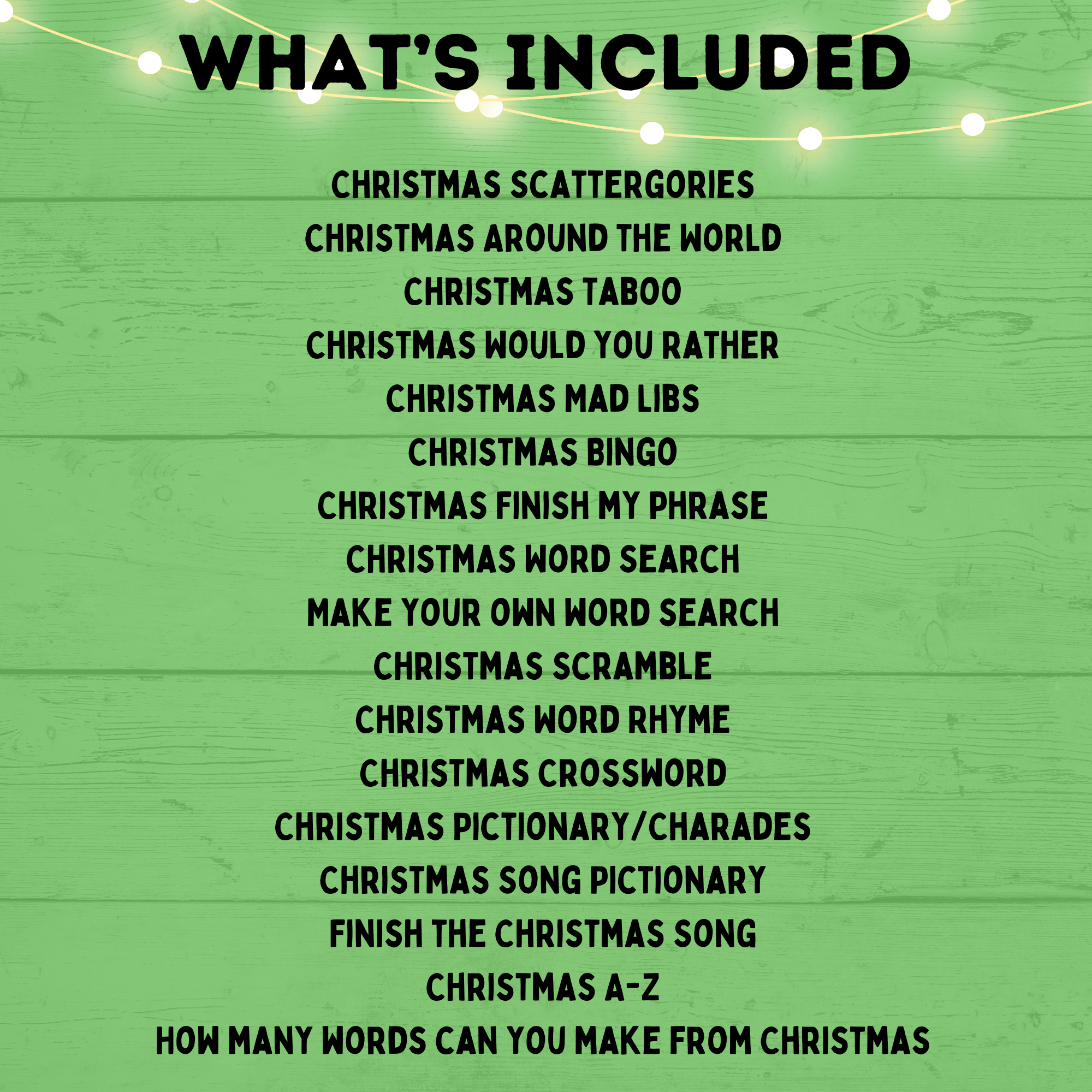 Christmas Games for Kids | Christmas Printables | Christmas Games for Adults | Christmas Games for the Family | Christmas Taboo | Games