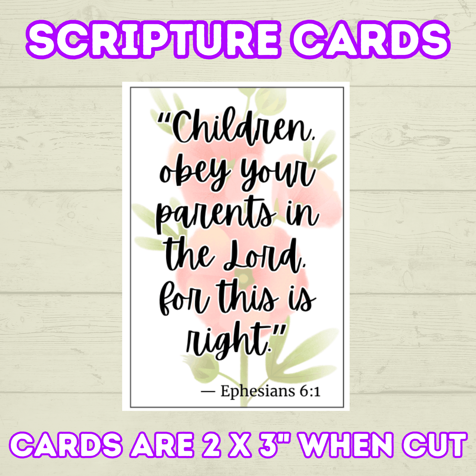 Mother's Day Scripture Cards, Floral Scripture Cards, Watercolor scripture cards, Bible verse cards for Moms, Church Gift Tag, Proverbs 31