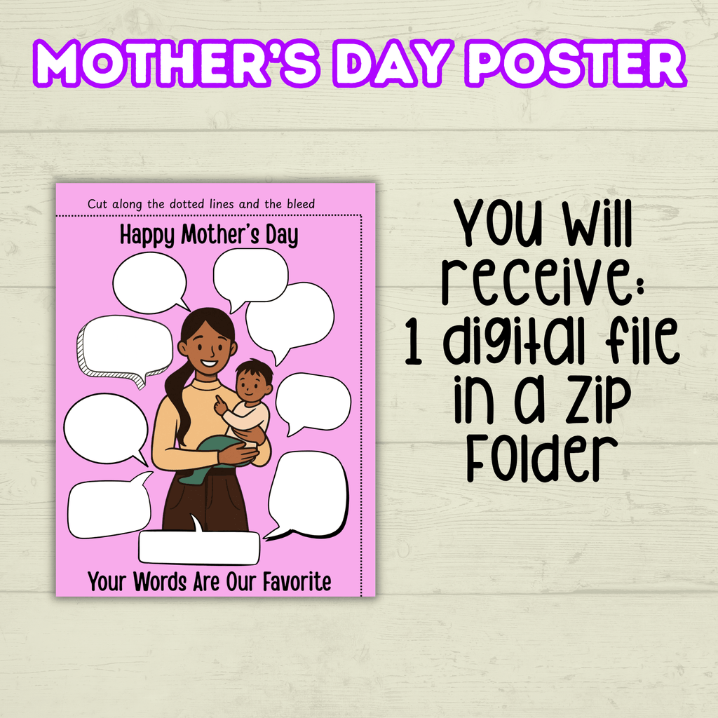 Mother's Day Keepsake Quotes Poster and Card, Personalized Fill in the blank Mom, Funny Gift for Mom, Mother's Day Gift, Grandma Gift Funny